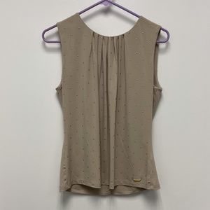 Tan Calvin Klein Tank Top
